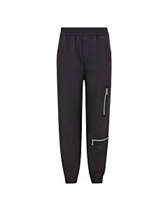 Moncler Boys Black Zip Detail Cargo Trousers