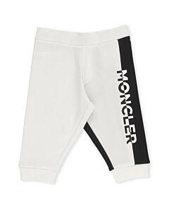 Moncler Boys Logo Print Bicolor Sweatpants