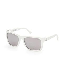 Moncler Colada 58 mm White Sunglasses