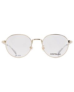 Montblanc 52 mm Gold Eyeglass Frames