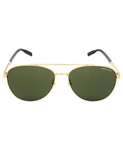 Montblanc 61 mm Gold Sunglasses