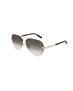 Montblanc 62 mm Gold Sunglasses