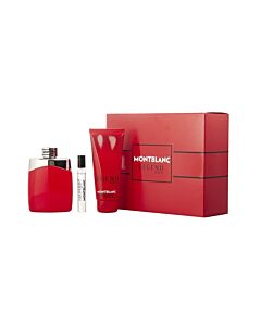MontBlanc Men's Legend Red Gift Set Fragrances 3386460130455