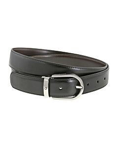 Montblanc Reversible Black/Brown Leather Belt 128135