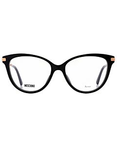 Moschino 52 mm Black Eyeglass Frames
