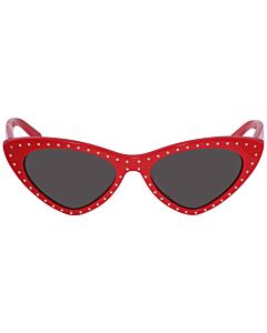 Moschino 52 mm Red Sunglasses