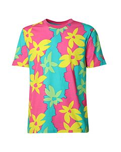 Moschino Allover Flowers Print Cotton T-Shirt