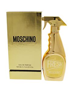 Moschino Ladies Fresh Gold EDP Spray 3.4 oz (100 ml)