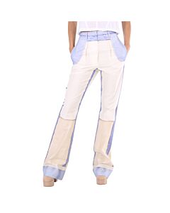 Moschino Ladies Multi-panel Design Trousers