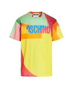 Moschino Multi Colorblock Oversized Logo T-Shirt
