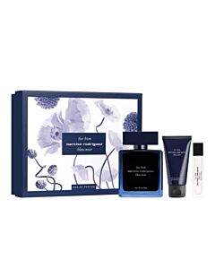 Narciso Rodriguez Men's Bleu Noir for Him EDP Gift Set Fragrances 3423222012991