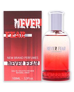 Never Fear by New Brand for Men - 3.3 oz EDT Spray