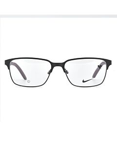 Nike 55 mm Satin Black/Night Maroon Eyeglass Frames