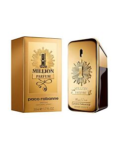 Paco Rabanne Men's 1 Million Parfum Spray 1.7 oz (50 ml)