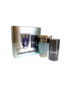 Paco Rabanne Men's Invictus Gift Set Fragrances 3349668603923