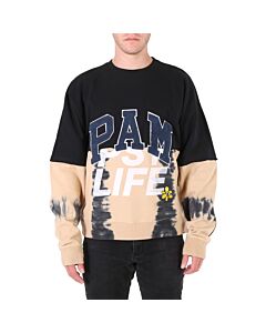 PAM Bicolor Logo-embroidered Sweatshirt