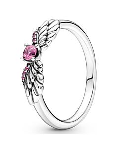 Pandora Ladies Angel Wings Sparkling Sterling Silver Ring