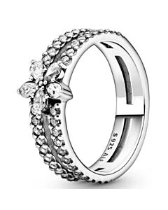 Pandora Sparkling Snowflake Sterling Silver Ring