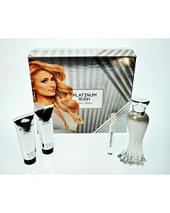 Paris Hilton Ladies Platinum Rush Gift Set Fragrances 608940584828