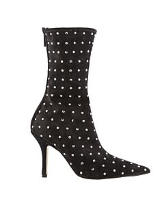 Paris Texas Ladies Black Diamond Holly Mama Ankle Boots