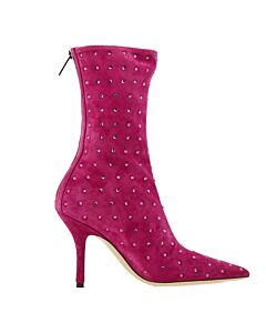 Paris Texas Ladies Pink Ruby Holly Mama Ankle Boots