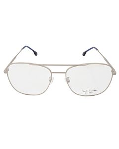 Paul Smith Avery 56 mm Matte Silver Eyeglass Frames