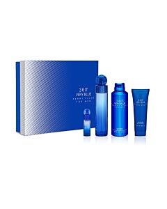 Perry Ellis Men's 360 Degrees Very Blue Men Gift Set Fragrances 844061012608