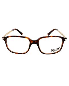 Persol 51 mm Havana Eyeglass Frames