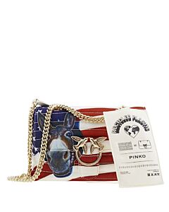 Pinko Multicolor/Red/White/Blue Shoulder Bag