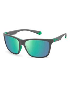 Polaroid 57 mm Grey Green Sunglasses