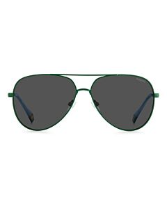 Polaroid 60 mm Green Sunglasses