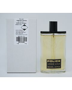 Police Men's Amber Gold EDT Spray 3.3 oz (Tester) Fragrances 000060139303