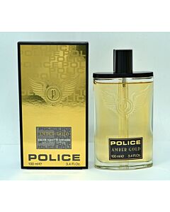 Police Men's Amber Gold EDT Spray 3.4 oz Fragrances 679602531108