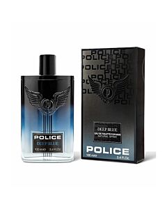 Police Men's Deep Blue EDT Spray 3.4 oz Fragrances 679602221108