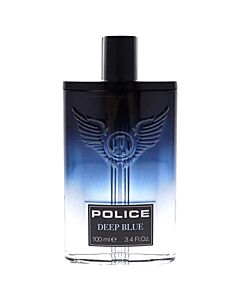 Police Men's Deep Blue EDT Spray 3.4 oz (Tester) Fragrances 679602229906
