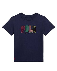Polo Ralph Lauren Boys Cruise Navy Polo Logo T-Shirt