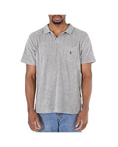 Polo Ralph Lauren Grey Custom Slim-fit Short Sleeve Terry Polo Shirt