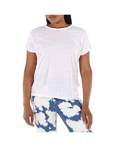 Polo Ralph Lauren Ladies Short-sleeve Crewneck Linen T-shirt