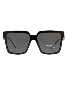 Prada 56 mm Black and Black/Talc Sunglasses