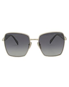 Prada 57 mm Pale Gold/Black Sunglasses