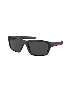 Prada Linea Rossa 57 mm Matta Black Sunglasses