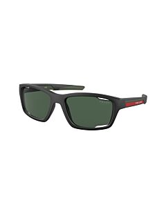 Prada Linea Rossa 57 mm Matte Black Sunglasses