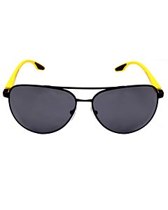 Prada Linea Rossa 61 mm Black Rubber Sunglasses