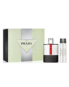 Prada Men's Luna Rossa Carbon Gift Set Fragrances 3614274109399