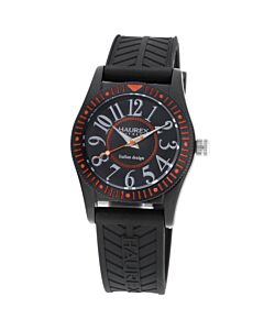 Promise Rubber Black Dial Watch