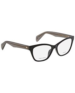 Rag and Bone 54 mm Black Gray Eyeglass Frames