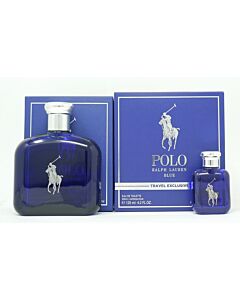 Ralph Lauren Men's Polo Blue Gift Set Fragrances 3660732000562
