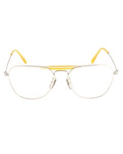 Ray Ban 53 mm Brushed Silver Eyeglass Frames