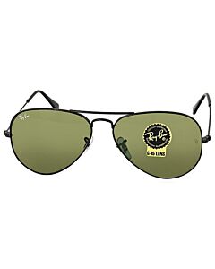 Ray Ban Aviator Classic 58 mm Black Sunglasses