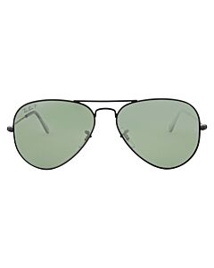 Ray Ban Aviator 58 mm Matte Black Sunglasses